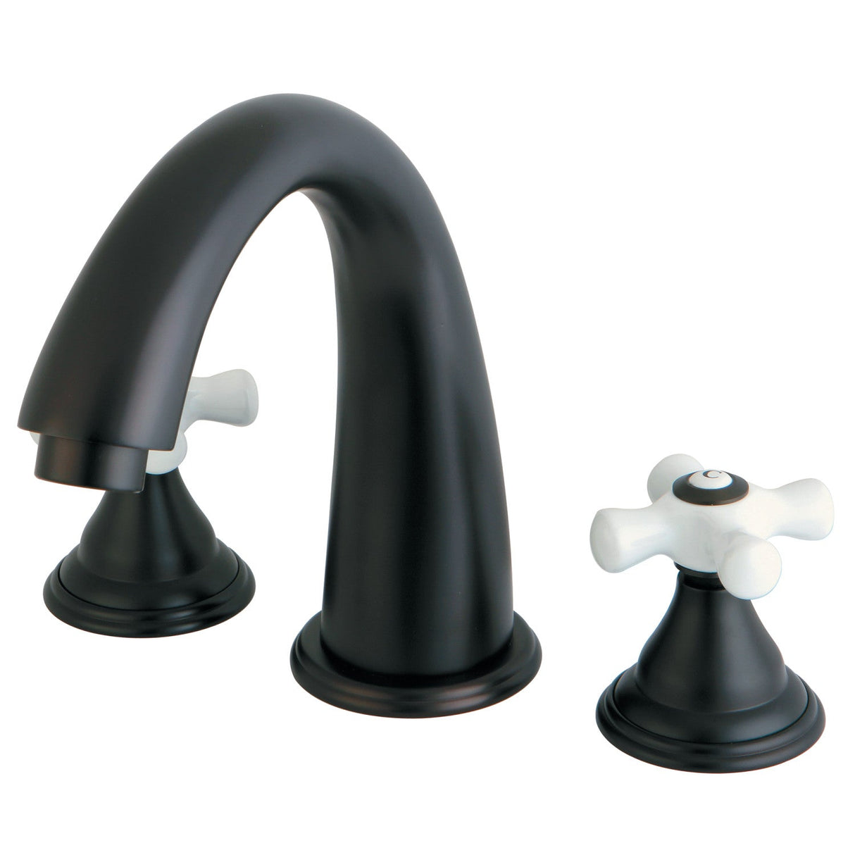 Royale KS5365PX Two-Handle 3-Hole Deck Mount Roman Tub Faucet, Oil Rubbed Bronze