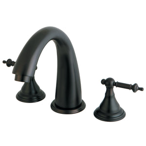 Royale KS5365TL Two-Handle 3-Hole Deck Mount Roman Tub Faucet, Oil Rubbed Bronze