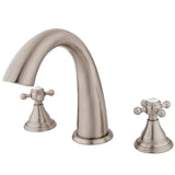 Vintage KS5368BX Two-Handle 3-Hole Deck Mount Roman Tub Faucet, Brushed Nickel
