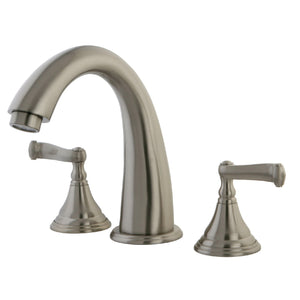 Royale KS5368FL Two-Handle 3-Hole Deck Mount Roman Tub Faucet, Brushed Nickel