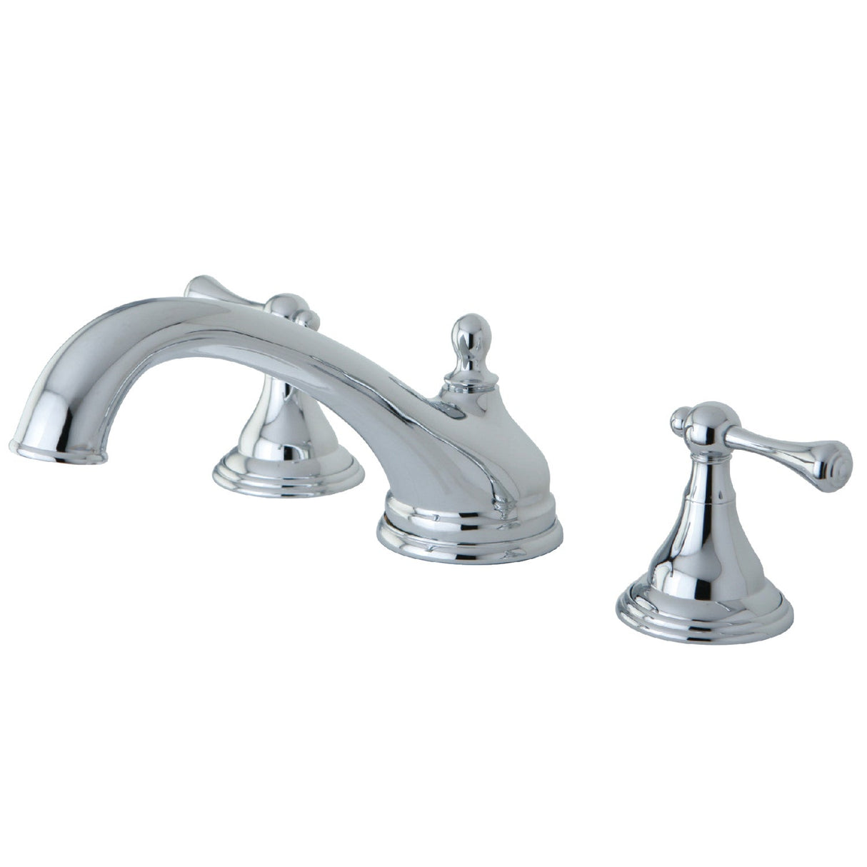 Vintage KS5531BL Two-Handle 3-Hole Deck Mount Roman Tub Faucet, Polished Chrome