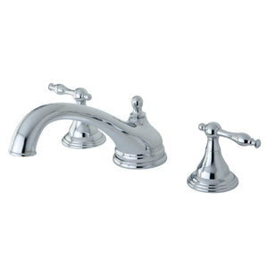 Naples KS5531NL Two-Handle 3-Hole Deck Mount Roman Tub Faucet, Polished Chrome