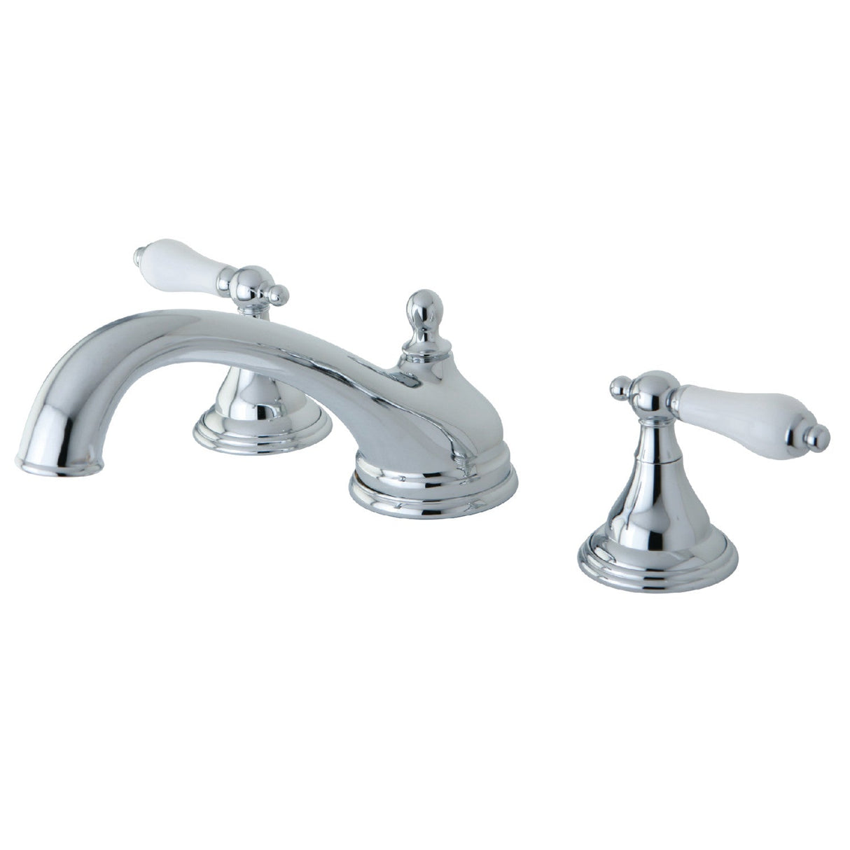 Vintage KS5531PL Two-Handle 3-Hole Deck Mount Roman Tub Faucet, Polished Chrome