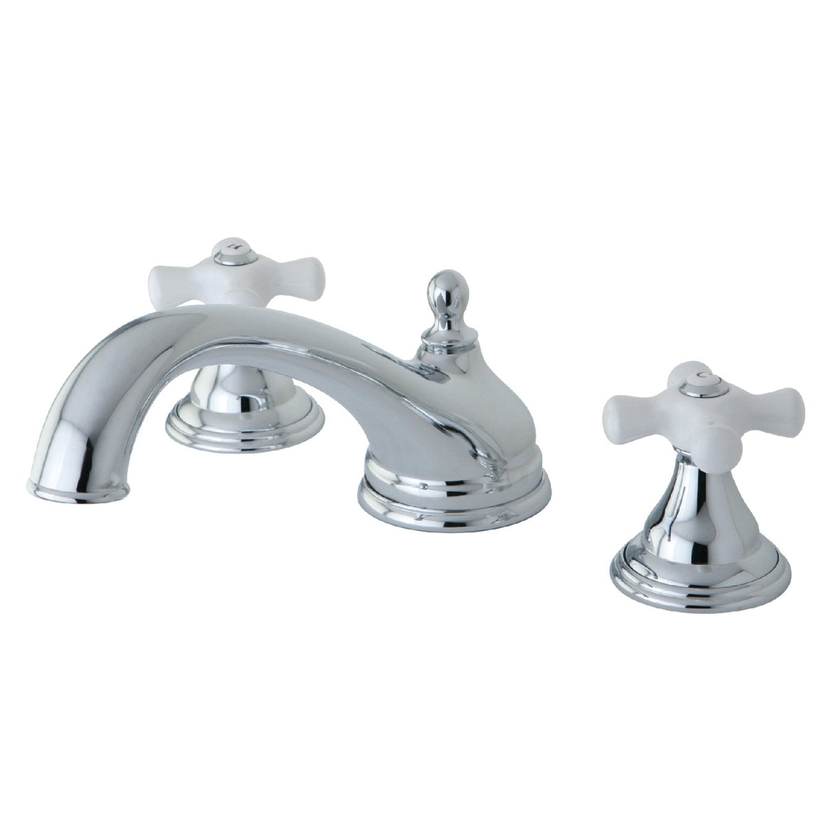 Vintage KS5531PX Two-Handle 3-Hole Deck Mount Roman Tub Faucet, Polished Chrome