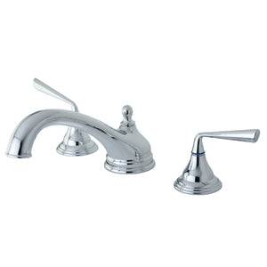 Silver Sage KS5531ZL Two-Handle 3-Hole Deck Mount Roman Tub Faucet, Polished Chrome