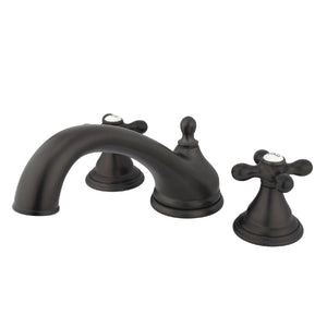 Vintage KS5535AX Two-Handle 3-Hole Deck Mount Roman Tub Faucet, Oil Rubbed Bronze