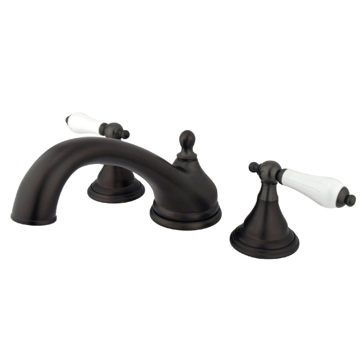 Vintage KS5535PL Two-Handle 3-Hole Deck Mount Roman Tub Faucet, Oil Rubbed Bronze