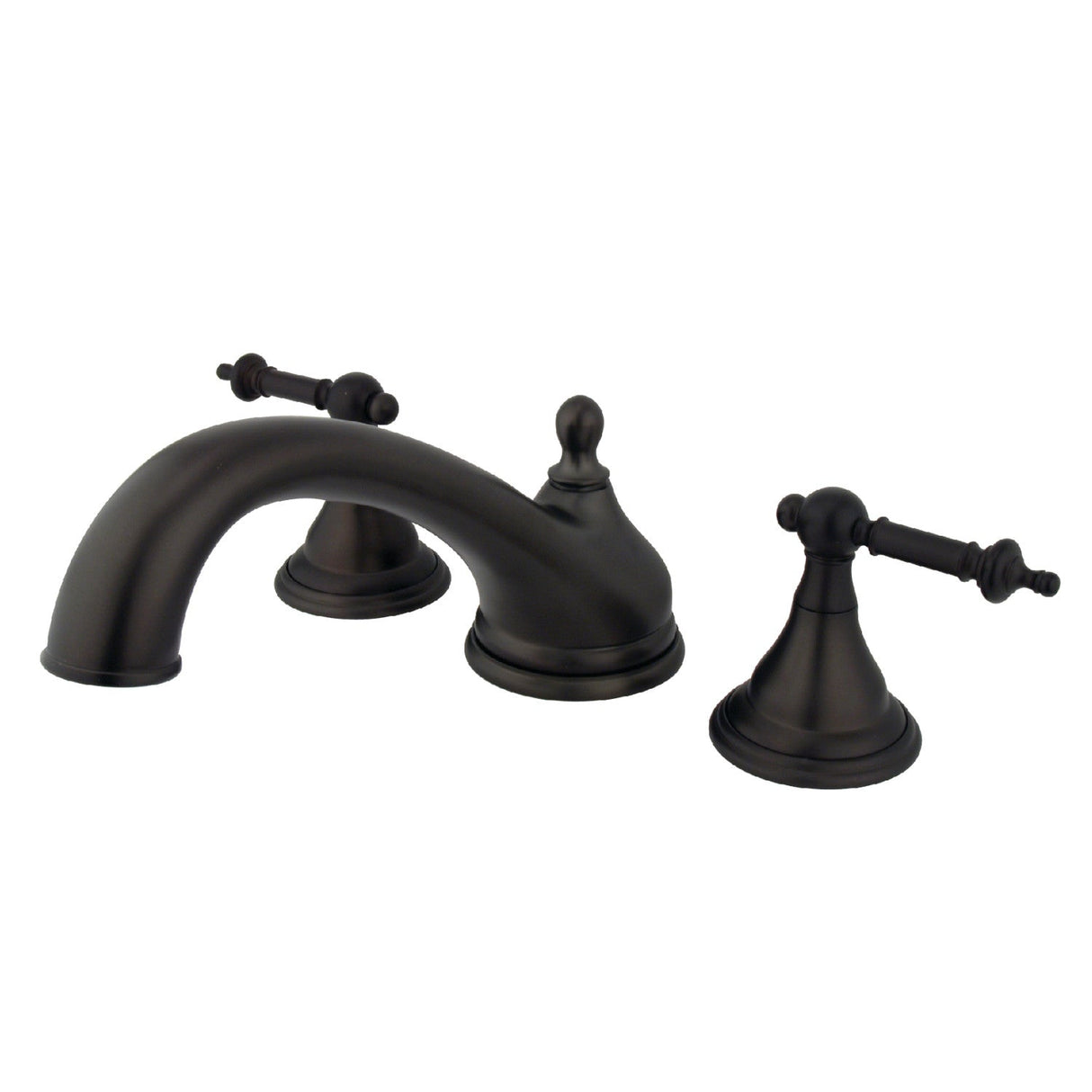 Vintage KS5535TL Two-Handle 3-Hole Deck Mount Roman Tub Faucet, Oil Rubbed Bronze