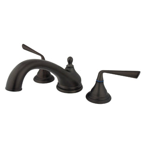 Silver Sage KS5535ZL Two-Handle 3-Hole Deck Mount Roman Tub Faucet, Oil Rubbed Bronze