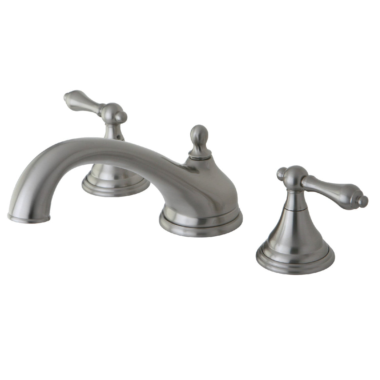 Vintage KS5538AL Two-Handle 3-Hole Deck Mount Roman Tub Faucet, Brushed Nickel