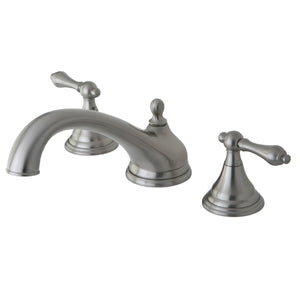 Vintage KS5538AL Two-Handle 3-Hole Deck Mount Roman Tub Faucet, Brushed Nickel