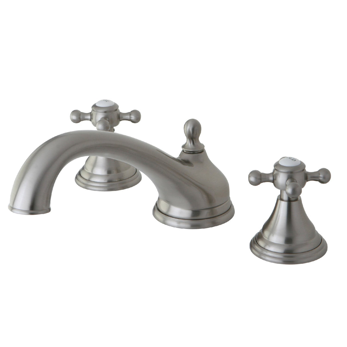 Vintage KS5538BX Two-Handle 3-Hole Deck Mount Roman Tub Faucet, Brushed Nickel