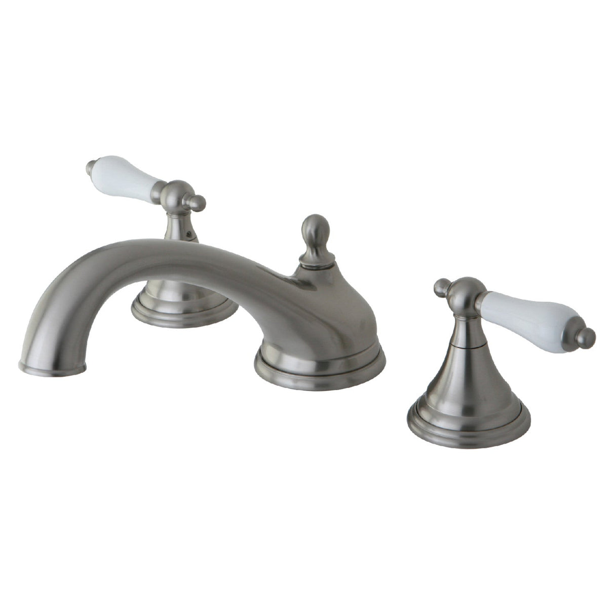 Vintage KS5538PL Two-Handle 3-Hole Deck Mount Roman Tub Faucet, Brushed Nickel
