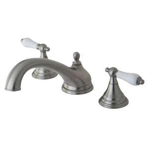 Vintage KS5538PL Two-Handle 3-Hole Deck Mount Roman Tub Faucet, Brushed Nickel