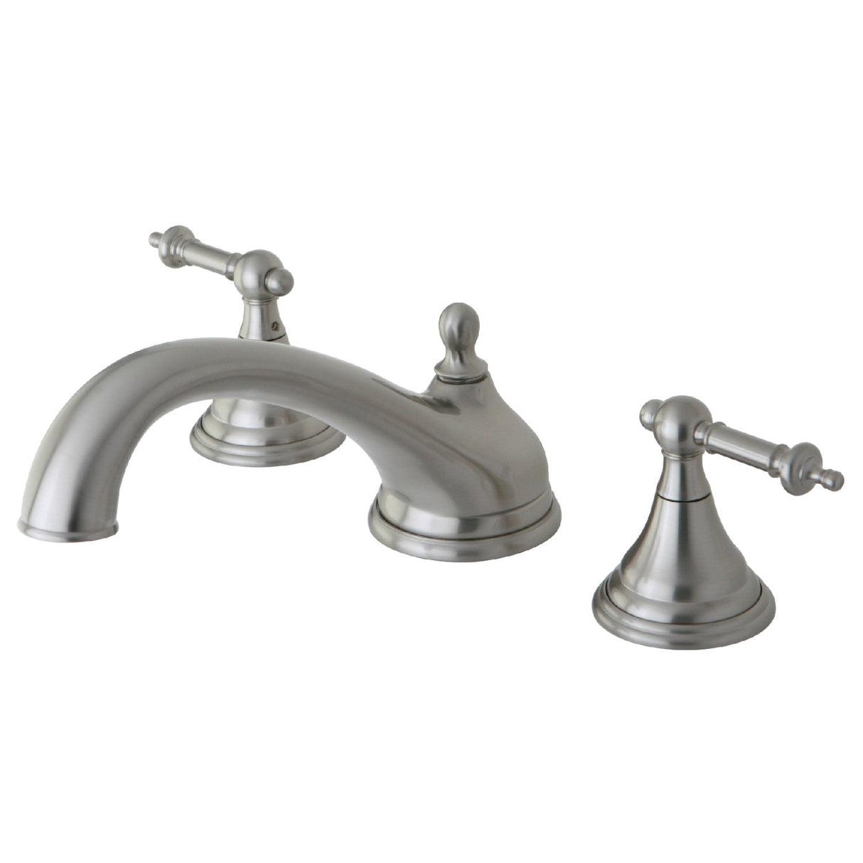 Vintage KS5538TL Two-Handle 3-Hole Deck Mount Roman Tub Faucet, Brushed Nickel