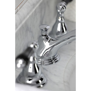 Duchess KS5561PKL Two-Handle Deck Mount Widespread Bathroom Faucet with Brass Pop-Up, Polished Chrome