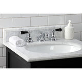 Duchess KS5561PKL Two-Handle Deck Mount Widespread Bathroom Faucet with Brass Pop-Up, Polished Chrome
