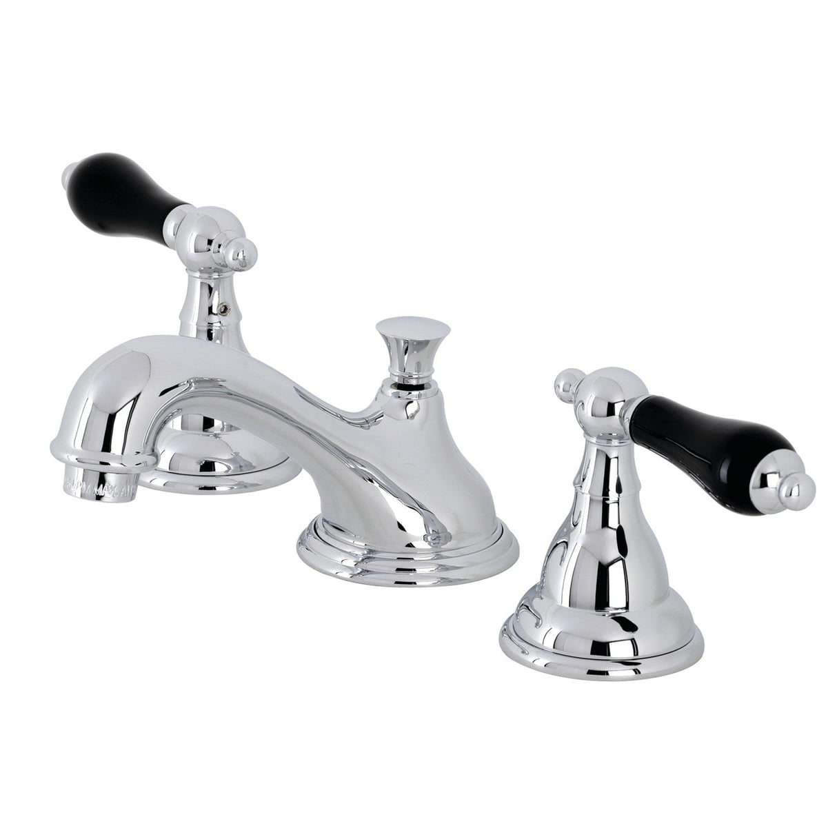 Duchess KS5561PKL Two-Handle Deck Mount Widespread Bathroom Faucet with Brass Pop-Up, Polished Chrome