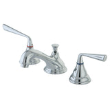 Silver Sage KS5561ZL Two-Handle 3-Hole Deck Mount Widespread Bathroom Faucet with Brass Pop-Up, Polished Chrome