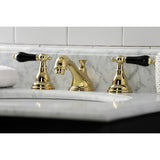 Duchess KS5562PKL Two-Handle Deck Mount Widespread Bathroom Faucet with Brass Pop-Up, Polished Brass