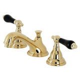 Duchess KS5562PKL Two-Handle Deck Mount Widespread Bathroom Faucet with Brass Pop-Up, Polished Brass