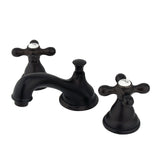 Royale KS5565AX Two-Handle 3-Hole Deck Mount Widespread Bathroom Faucet with Brass Pop-Up, Oil Rubbed Bronze