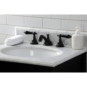 Duchess KS5565PKL Two-Handle Deck Mount Widespread Bathroom Faucet with Brass Pop-Up, Oil Rubbed Bronze