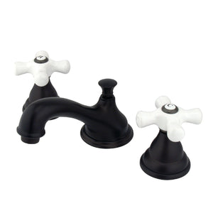 Royale KS5565PX Two-Handle 3-Hole Deck Mount Widespread Bathroom Faucet with Brass Pop-Up, Oil Rubbed Bronze