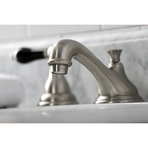 Duchess KS5568PKL Two-Handle Deck Mount Widespread Bathroom Faucet with Brass Pop-Up, Brushed Nickel