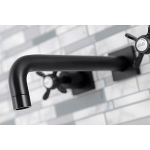 Essex KS6020BEX Two-Handle 3-Hole Wall Mount Roman Tub Faucet, Matte Black