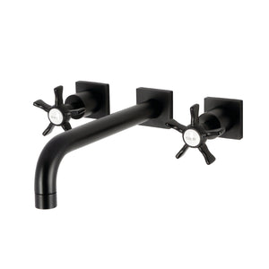 Hamilton KS6020NX Two-Handle 3-Hole Wall Mount Roman Tub Faucet, Matte Black