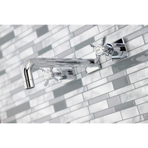 Essex KS6021BEX Two-Handle 3-Hole Wall Mount Roman Tub Faucet, Polished Chrome