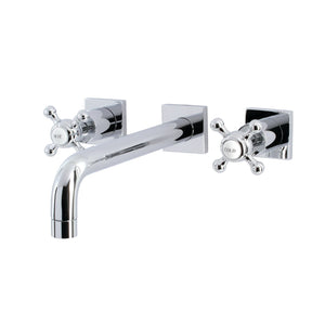 Metropolitan KS6021BX Two-Handle 3-Hole Wall Mount Roman Tub Faucet, Polished Chrome