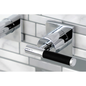 Kaiser KS6021CKL Two-Handle 3-Hole Wall Mount Roman Tub Faucet, Polished Chrome