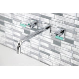 Kaiser KS6021CKL Two-Handle 3-Hole Wall Mount Roman Tub Faucet, Polished Chrome