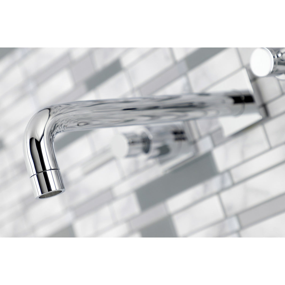 Concord KS6021DL Two-Handle 3-Hole Wall Mount Roman Tub Faucet, Polished Chrome