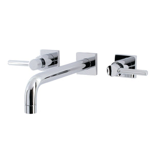 Concord KS6021DL Two-Handle 3-Hole Wall Mount Roman Tub Faucet, Polished Chrome