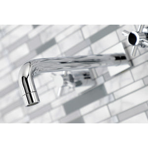 Concord KS6021DX Two-Handle 3-Hole Wall Mount Roman Tub Faucet, Polished Chrome