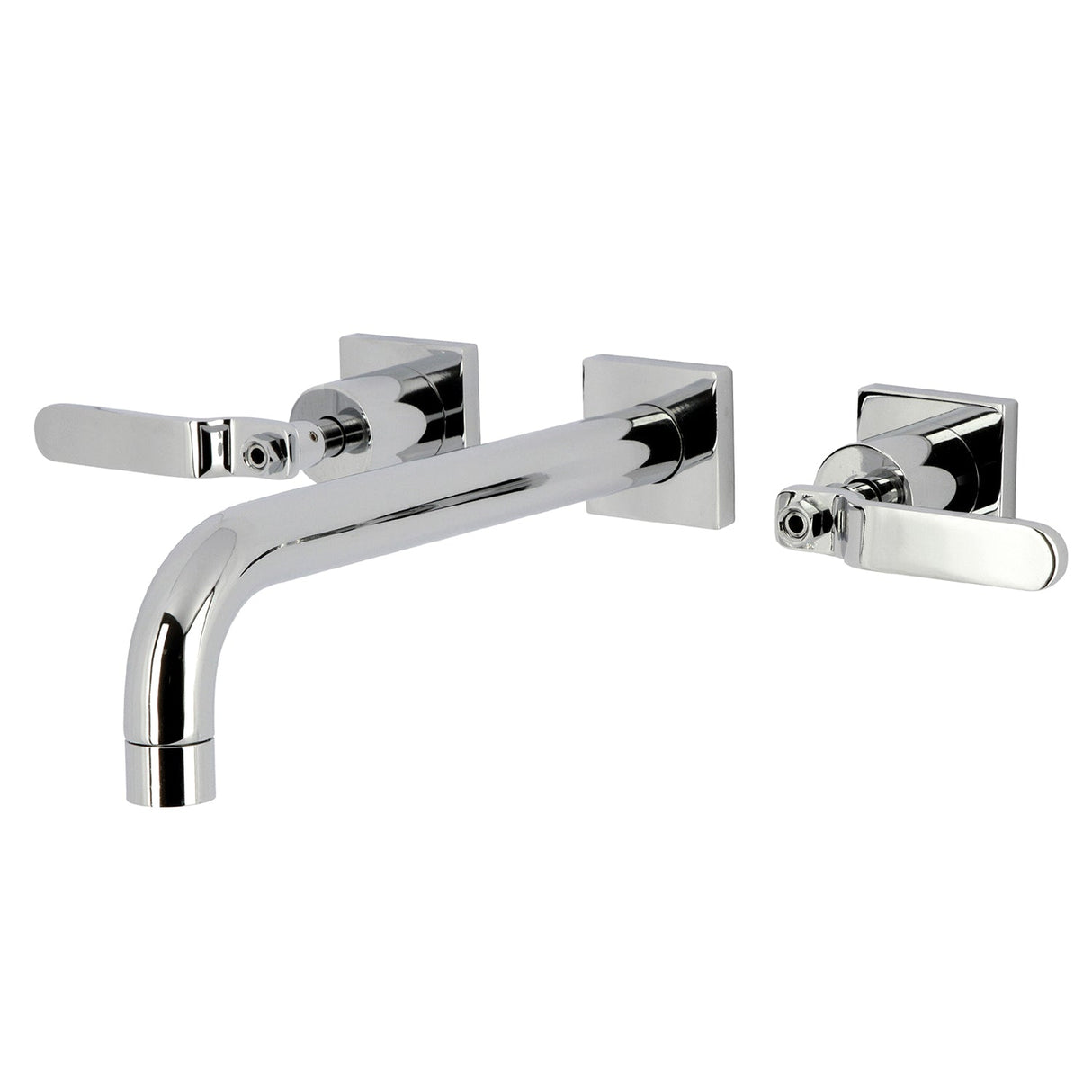 Whitaker KS6021KL Two-Handle 3-Hole Wall Mount Roman Tub Faucet, Polished Chrome