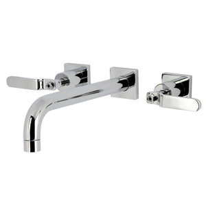 Whitaker KS6021KL Two-Handle 3-Hole Wall Mount Roman Tub Faucet, Polished Chrome