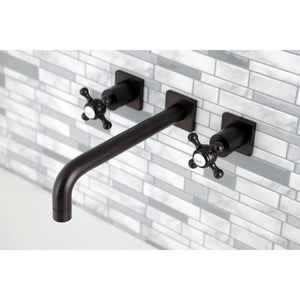 Metropolitan KS6025BX Two-Handle 3-Hole Wall Mount Roman Tub Faucet, Oil Rubbed Bronze