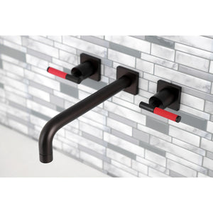 Kaiser KS6025CKL Two-Handle 3-Hole Wall Mount Roman Tub Faucet, Oil Rubbed Bronze