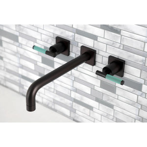Kaiser KS6025CKL Two-Handle 3-Hole Wall Mount Roman Tub Faucet, Oil Rubbed Bronze