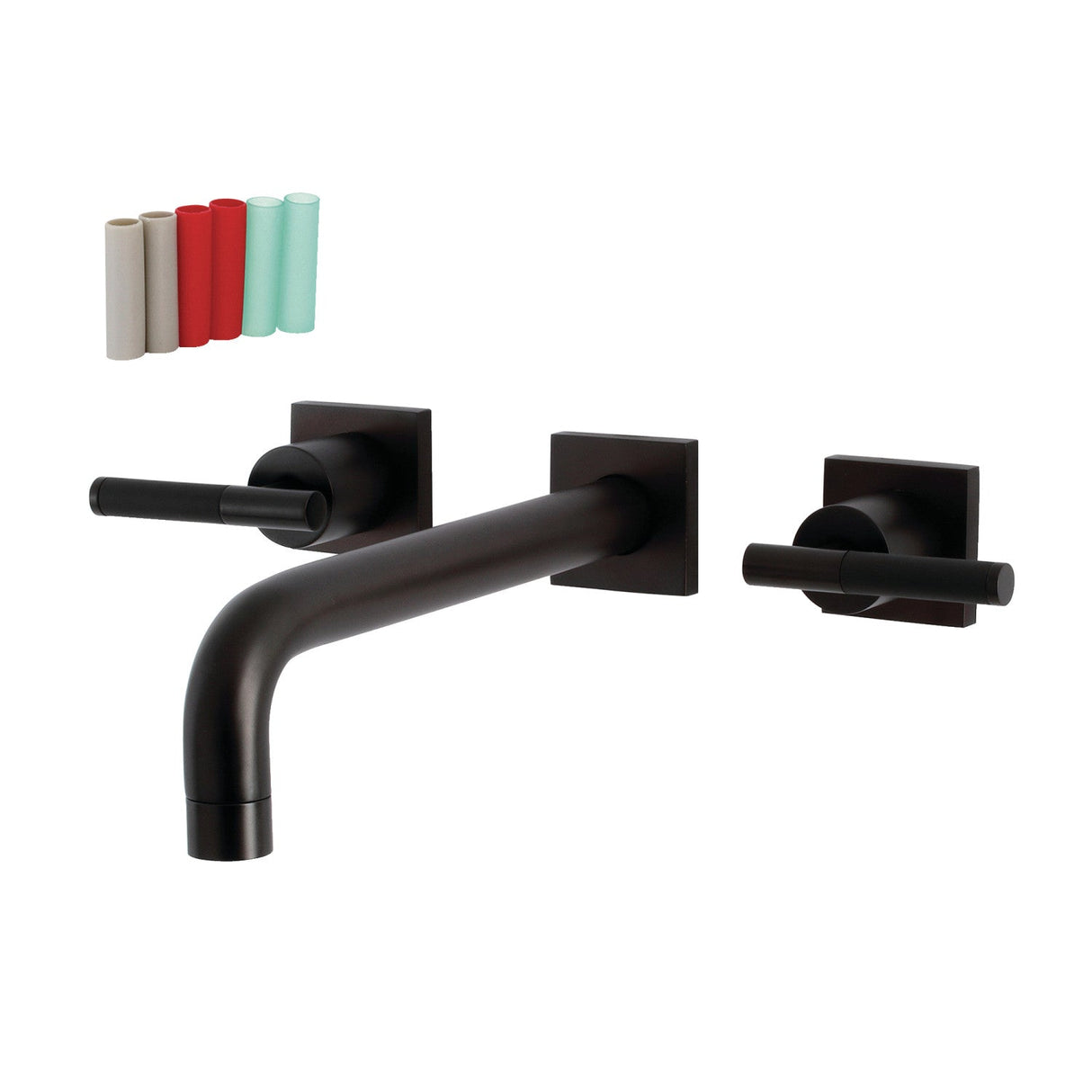 Kaiser KS6025CKL Two-Handle 3-Hole Wall Mount Roman Tub Faucet, Oil Rubbed Bronze