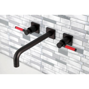 Kaiser KS6025DKL Two-Handle 3-Hole Wall Mount Roman Tub Faucet, Oil Rubbed Bronze