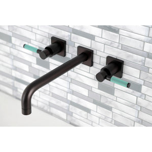Kaiser KS6025DKL Two-Handle 3-Hole Wall Mount Roman Tub Faucet, Oil Rubbed Bronze