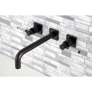 Kaiser KS6025DKL Two-Handle 3-Hole Wall Mount Roman Tub Faucet, Oil Rubbed Bronze