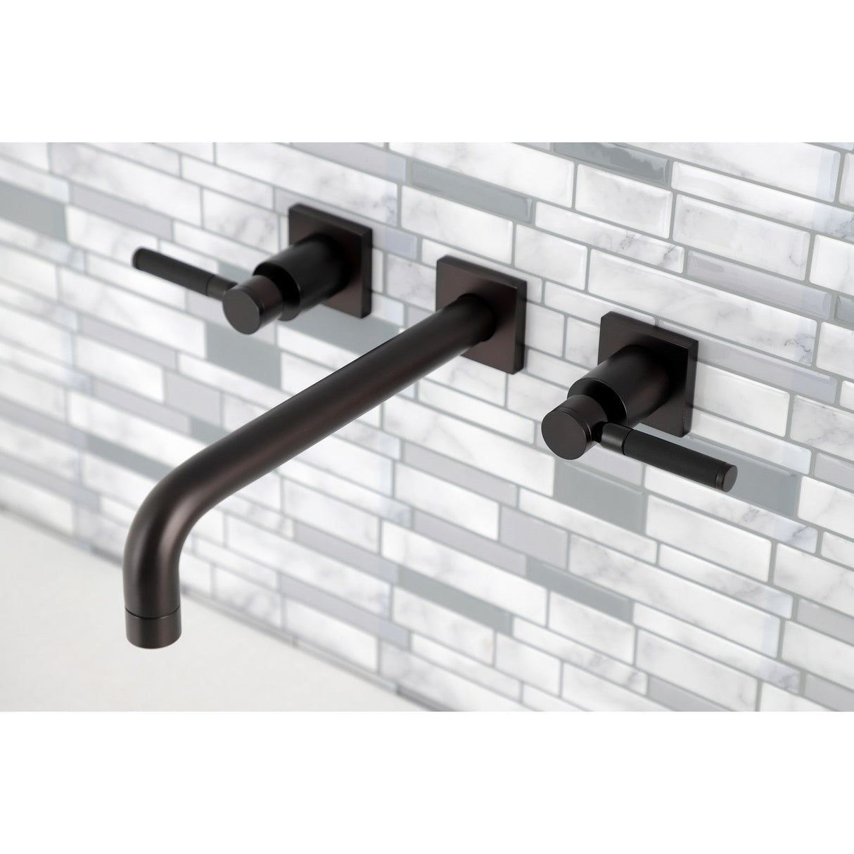 Kaiser KS6025DKL Two-Handle 3-Hole Wall Mount Roman Tub Faucet, Oil Rubbed Bronze