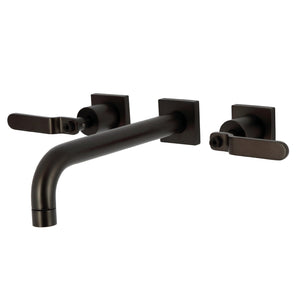 Whitaker KS6025KL Two-Handle 3-Hole Wall Mount Roman Tub Faucet, Oil Rubbed Bronze