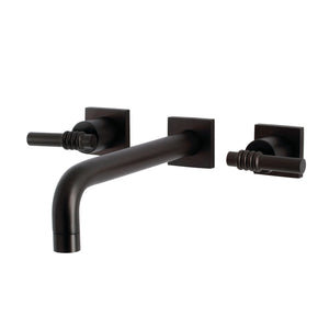 Milano KS6025ML Two-Handle 3-Hole Wall Mount Roman Tub Faucet, Oil Rubbed Bronze